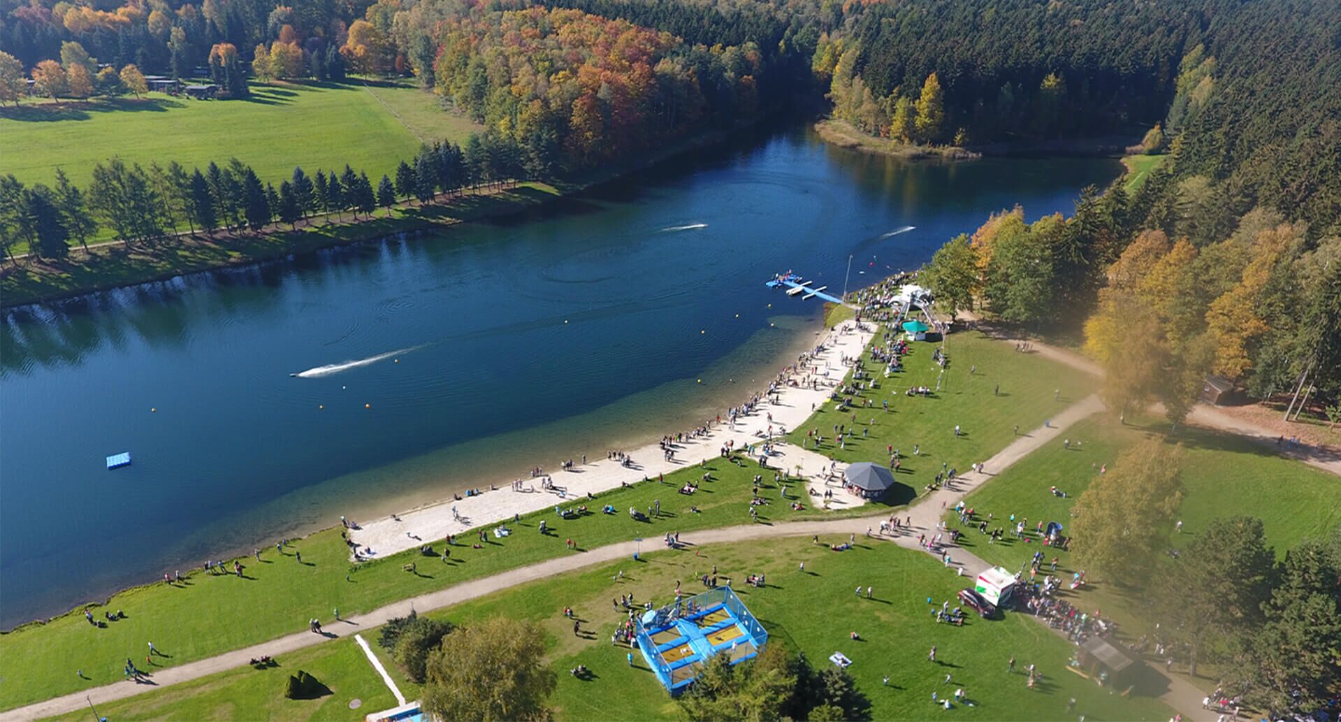 Auch der Stausee in Rabenstein ist ein lohnendes Ausflugsziel