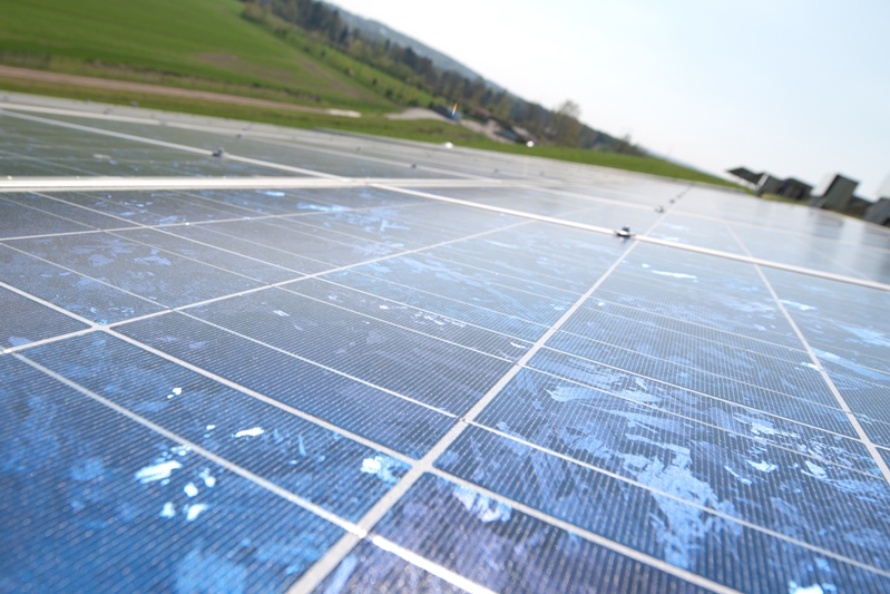 Solarzellen einer Photovoltaikanlage