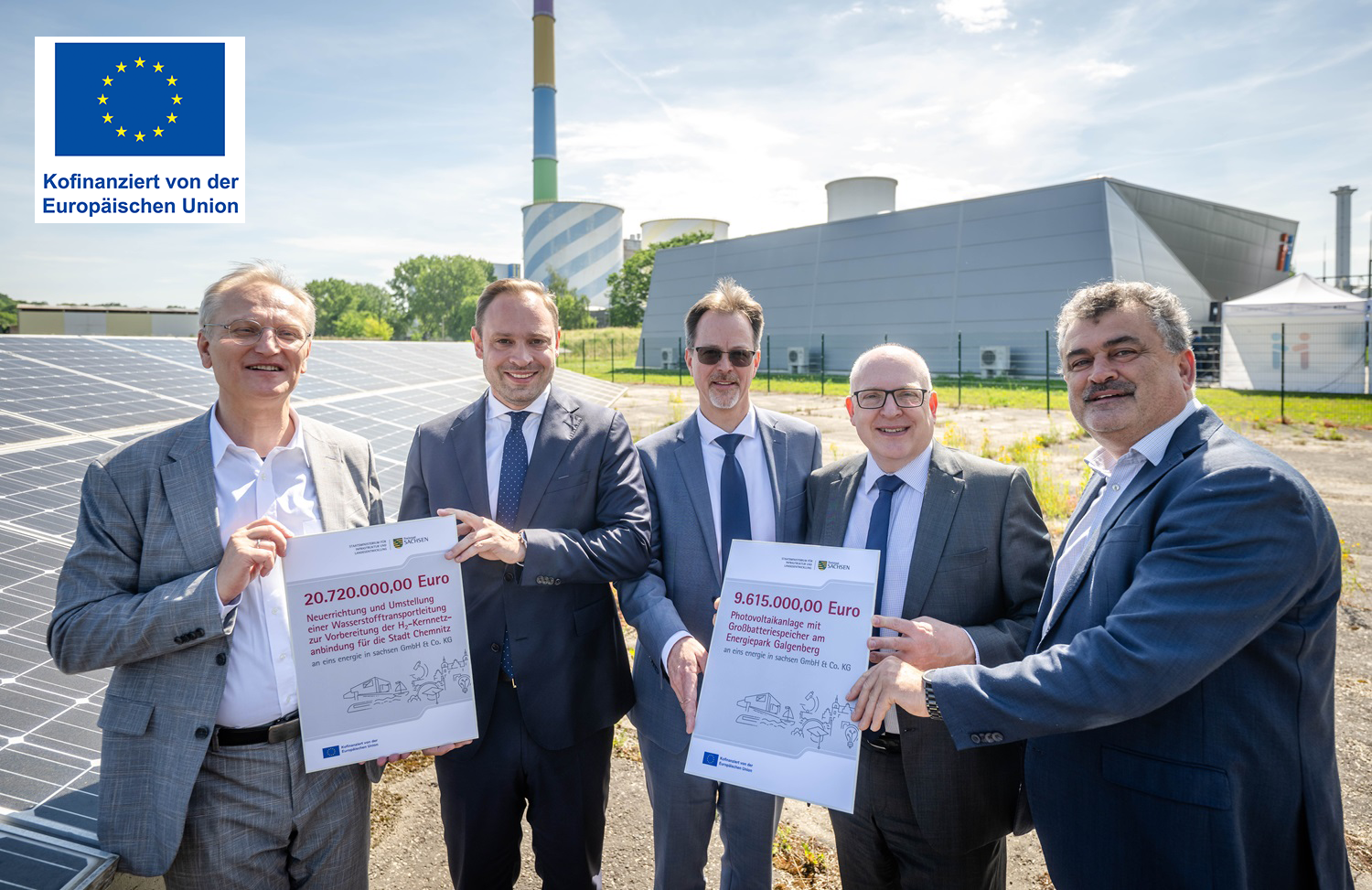 JTF-Fördermittel Wasserstoff-Kernnetzanbindung Übergabe 18. Juni 2026