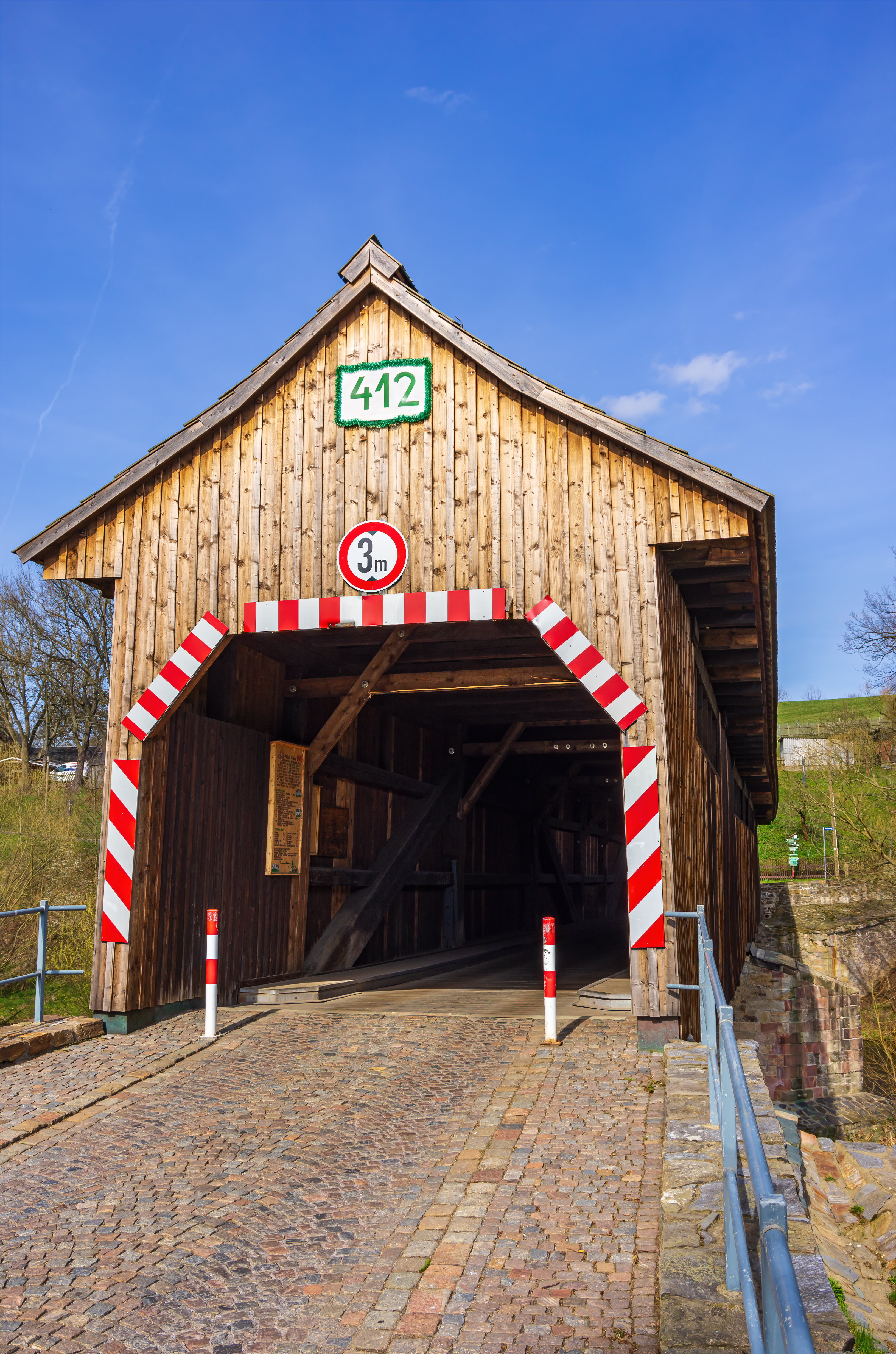 Holzbrücke in Hohenfichte
