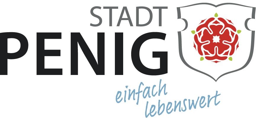 Grafik und Wappen der Stadt Penig