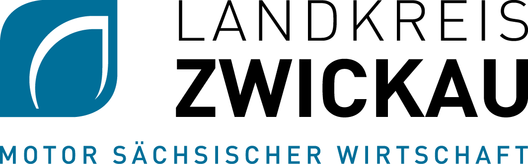 Logo Landkreis Zwickau Motor sächsischer Wirtschaft