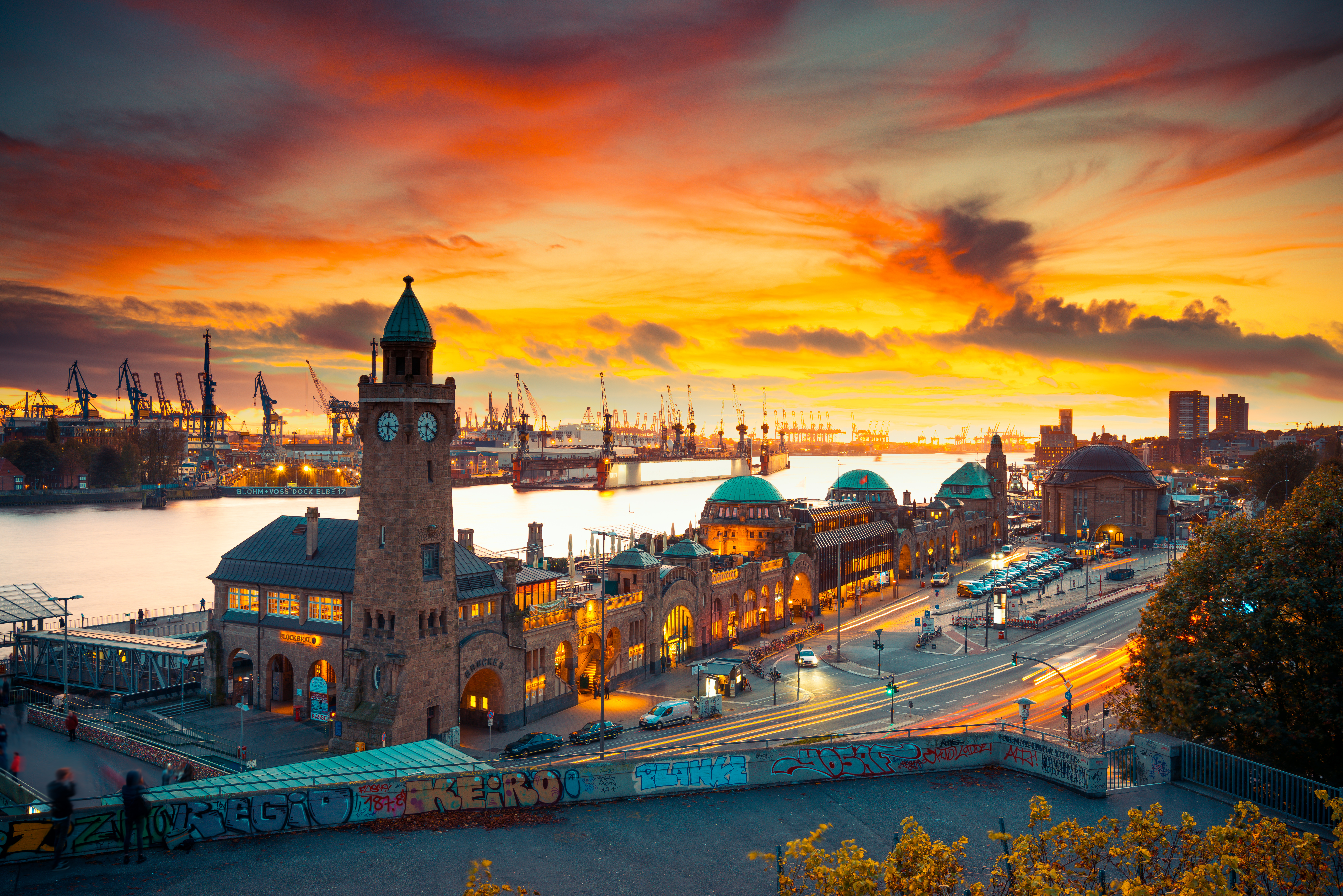 Berlin bei Dämmerung