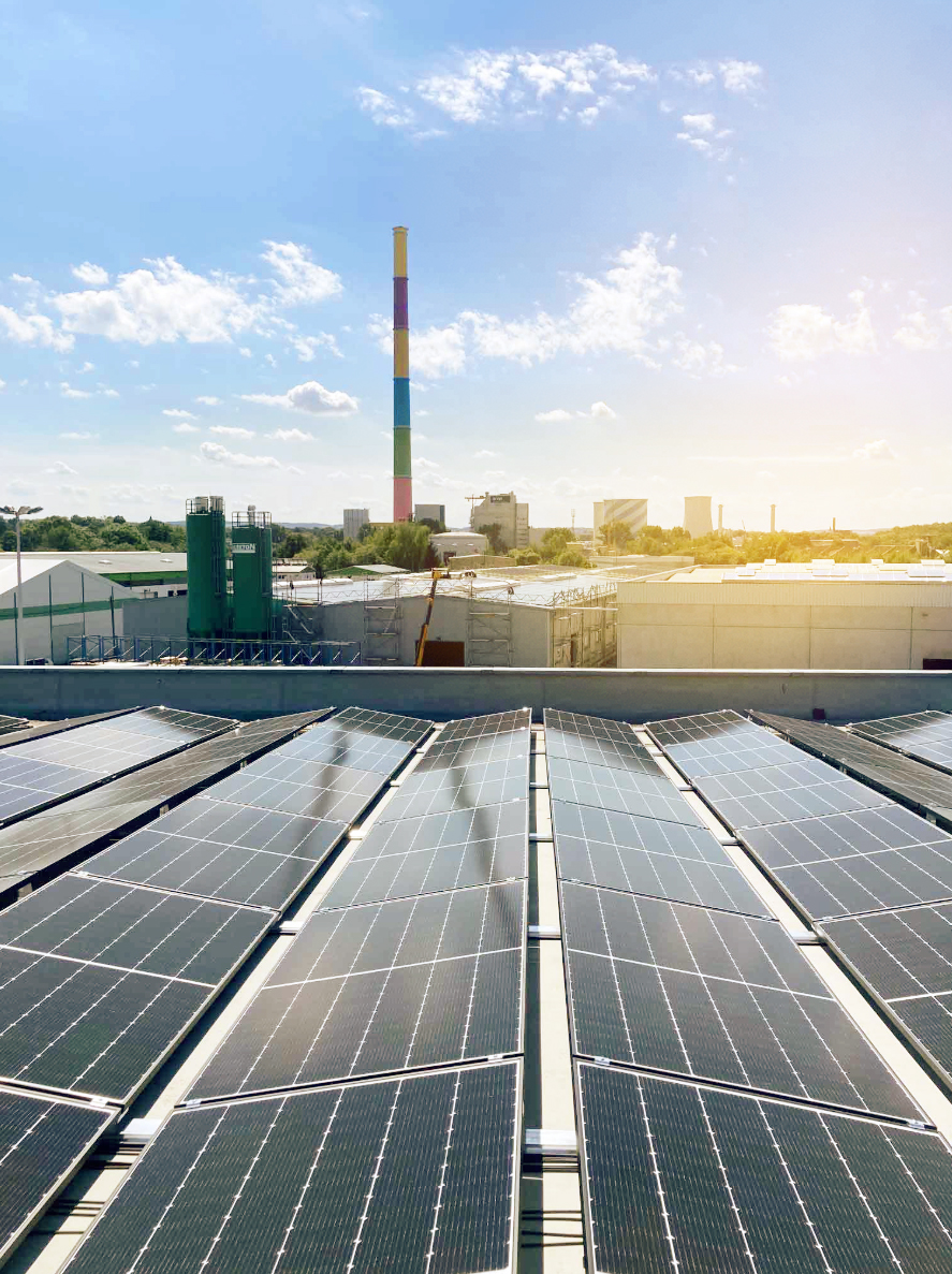 Solaranlage mit Esse