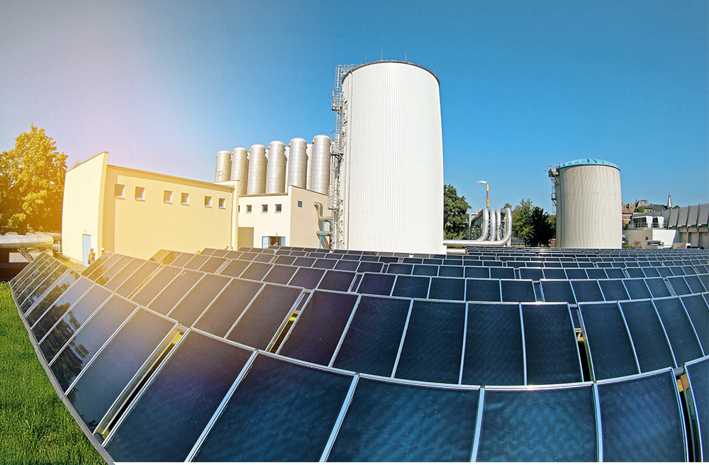 Solarthermische Anlage