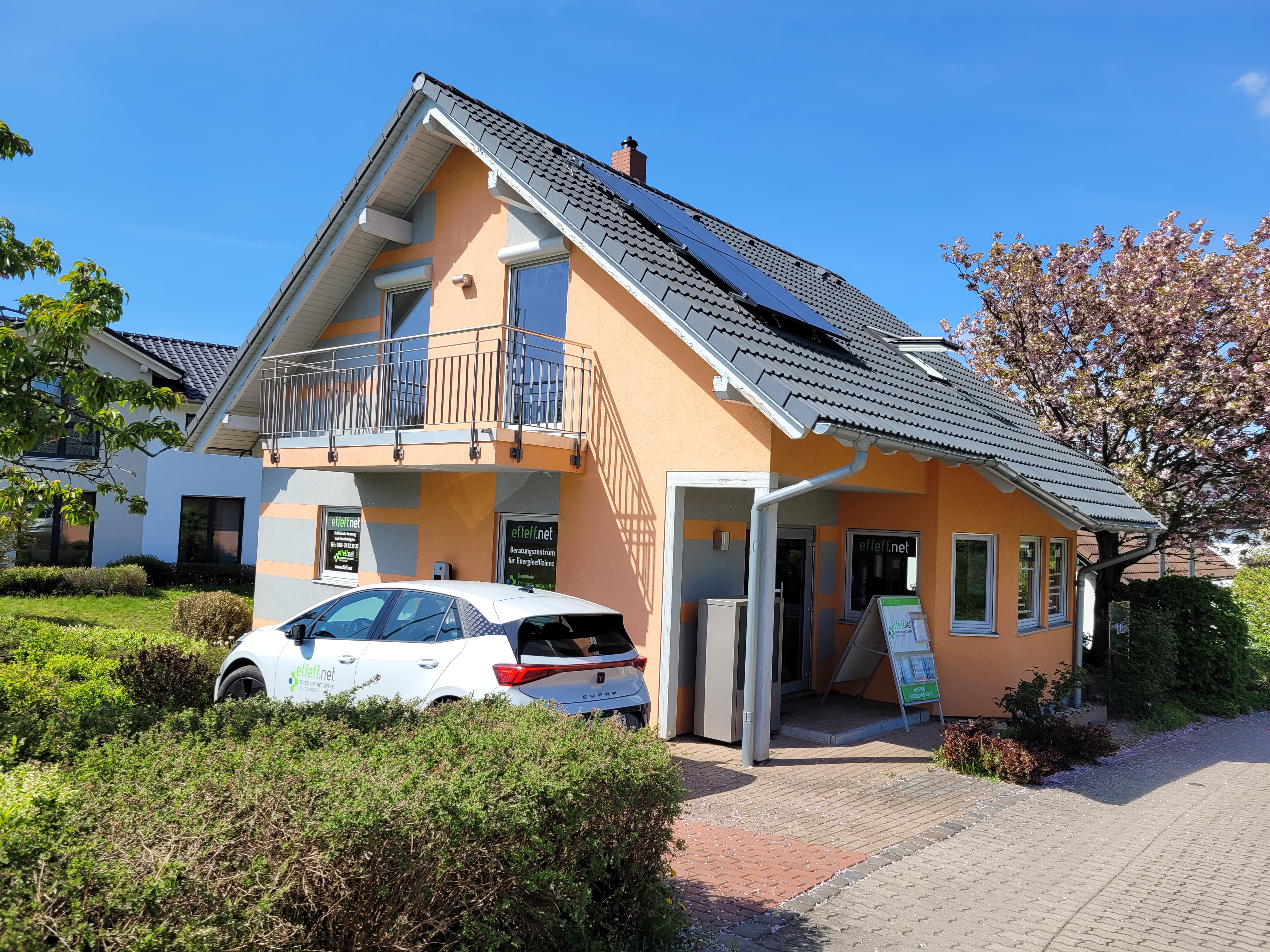 Das Musterhaus im Unger Park Chemnitz.