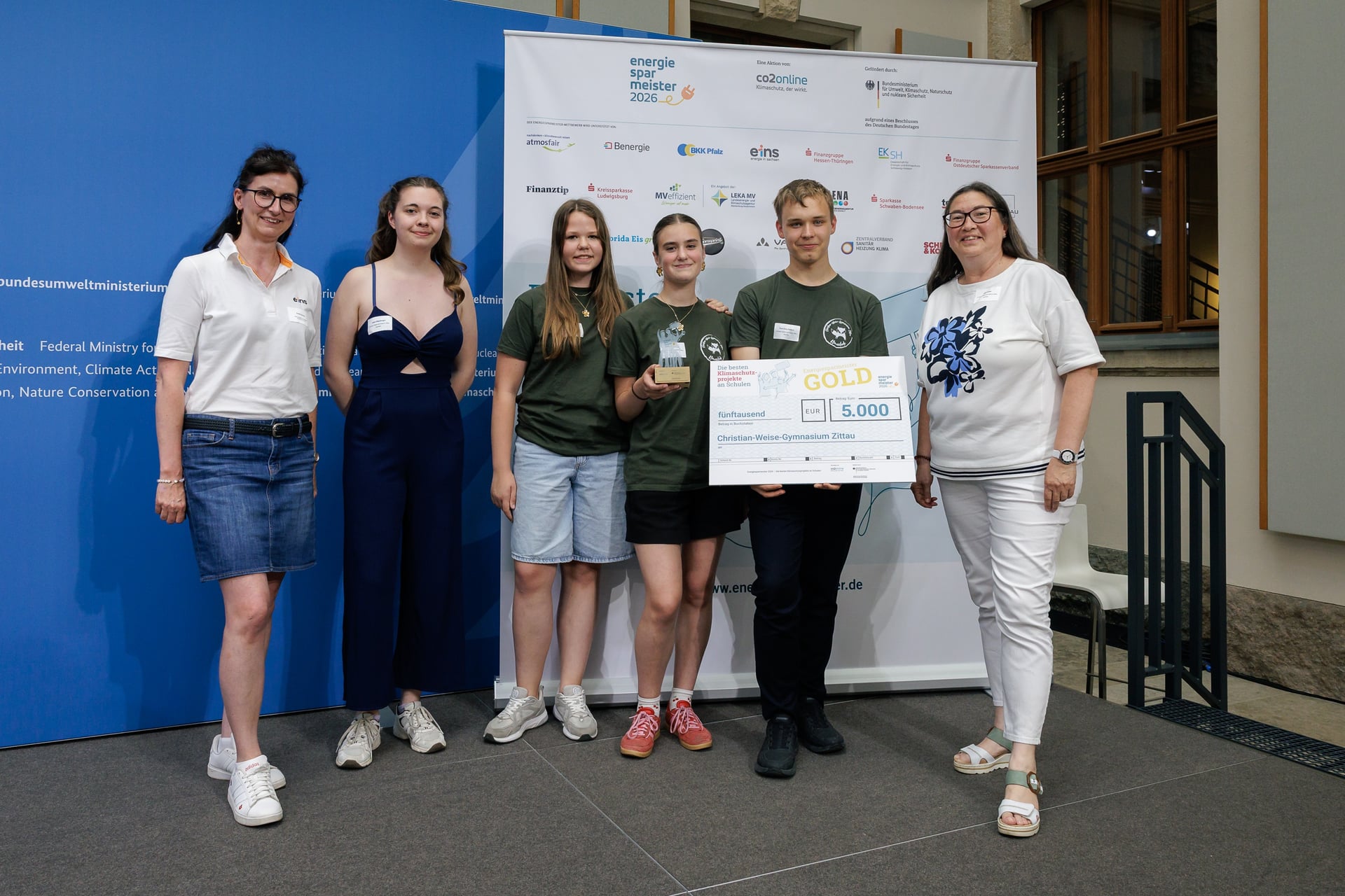Die Gewinner*innen des Energiesparmeisters 2026.